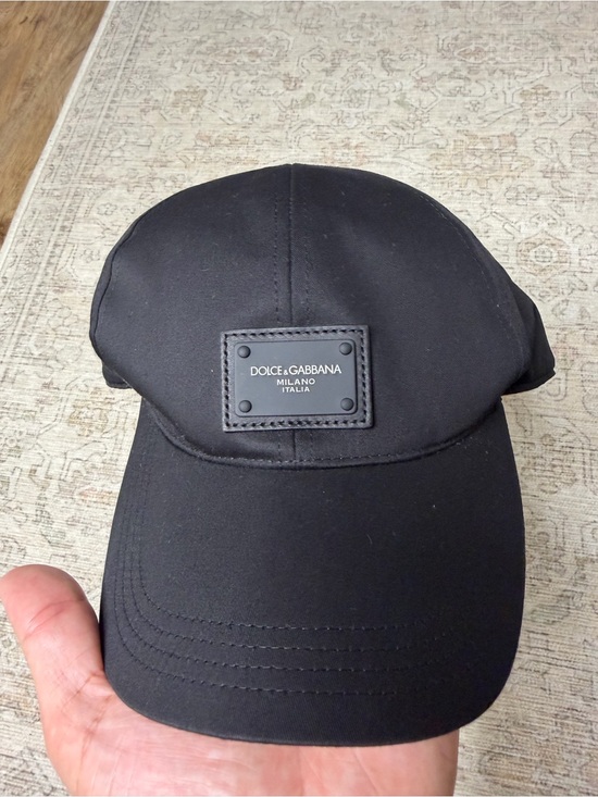 Dolce & Gabbana Other - Dolce & Gabbana Black Logo Patch Cap